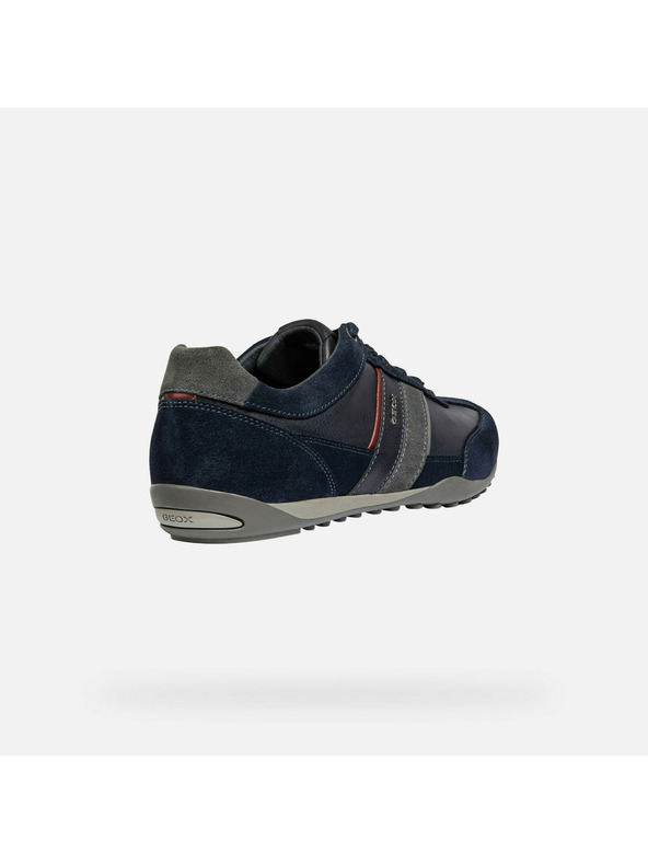 Geox Tmavomodré pánske tenisky Geox Wells