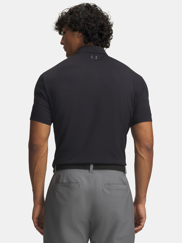 Under Armour Pánske tričko Under Armour UA Halo Bonded Polo-BLK