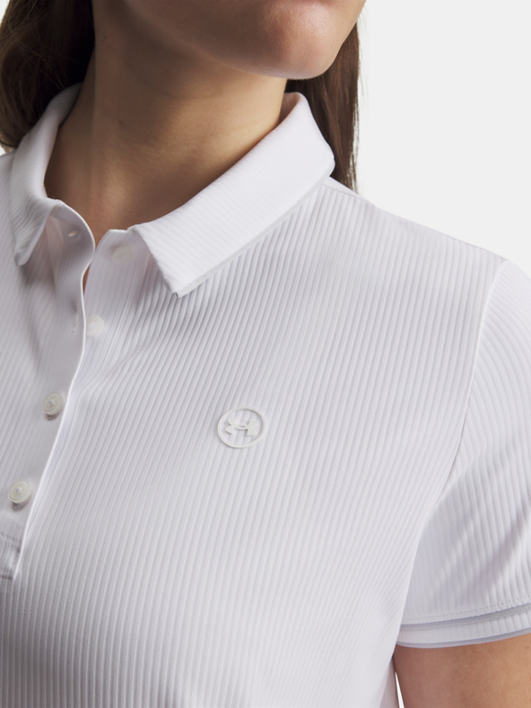 Under Armour Dámske tričko Under Armour UA Drive Chill SS Polo-WHT