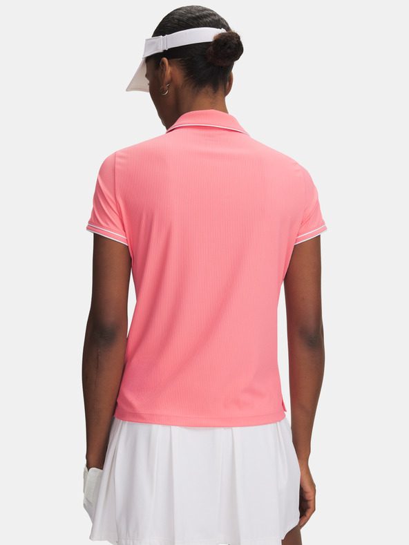 Under Armour Dámske tričko Under Armour UA Drive Chill SS Polo-PNK