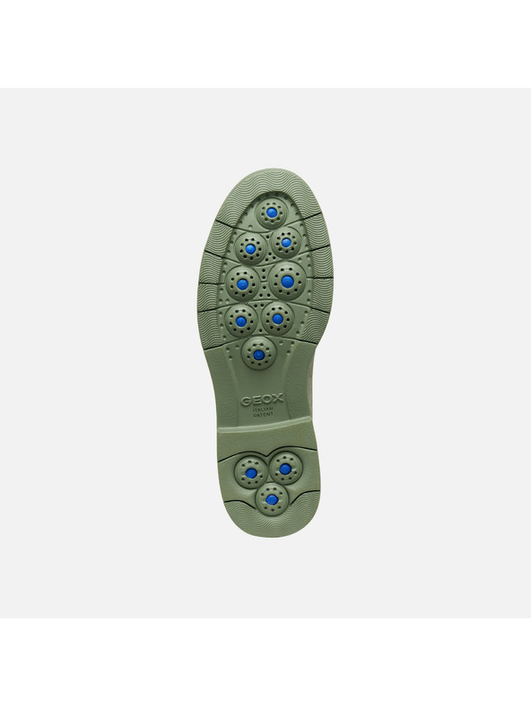 Geox Zelené dámske mokasíny Geox Spherica EC1 B