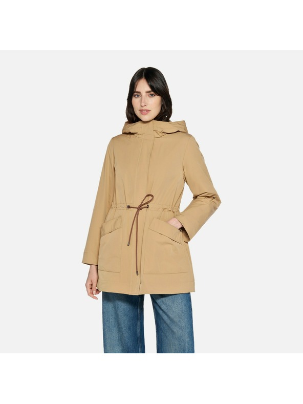 Geox Béžová dámska parka Geox Dandra