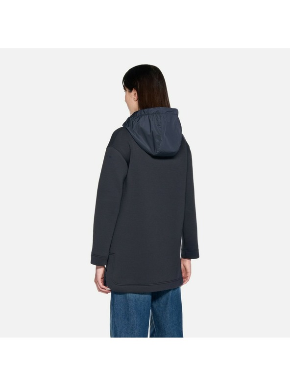 Geox Tmavomodrá dámska parka Geox Sweater