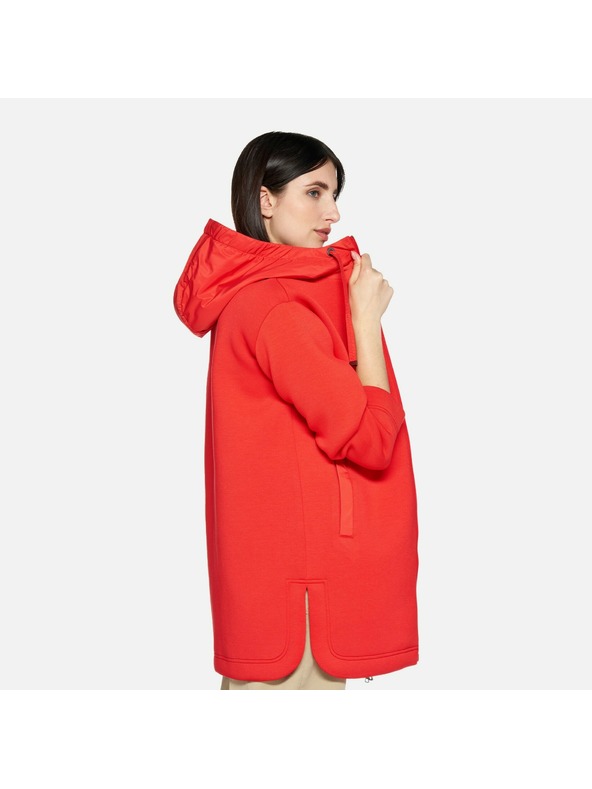 Geox Červená dámska parka Geox Sweater