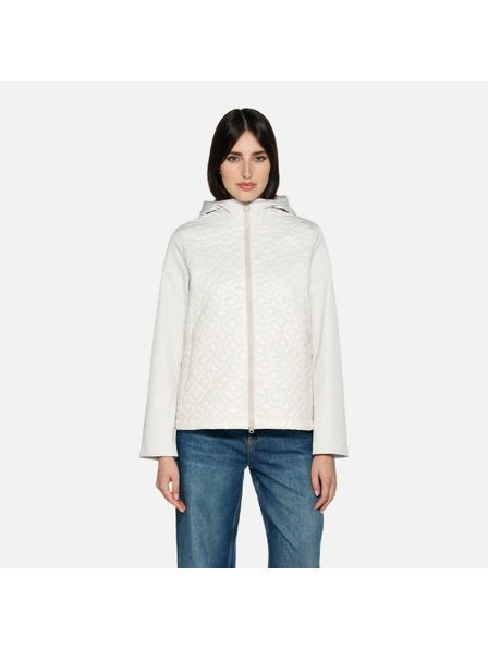 Geox Biela dámska parka Geox Spherica