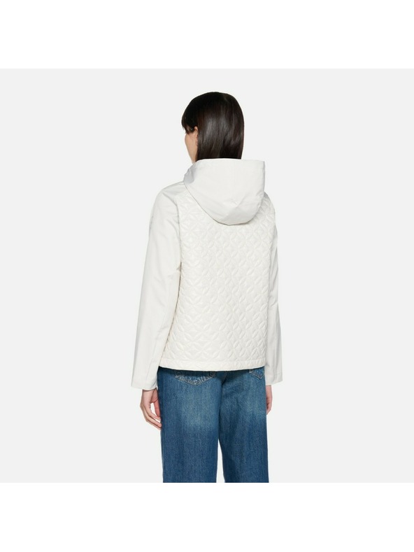 Geox Biela dámska parka Geox Spherica