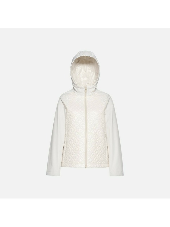 Geox Biela dámska parka Geox Spherica