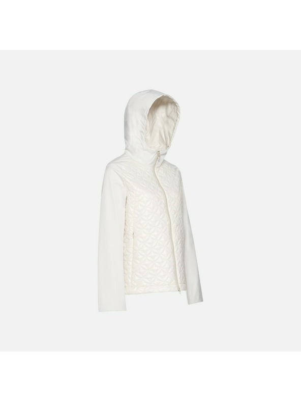 Geox Biela dámska parka Geox Spherica