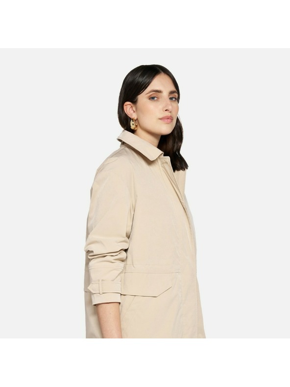 Geox Béžová dámska parka Geox Mantinea