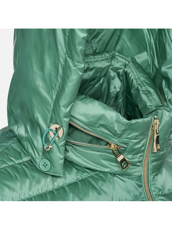 Geox Tyrkysová dámska páperová bunda Geox Jaysen