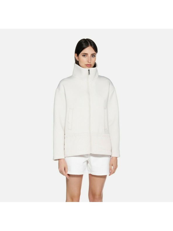 Geox Biely dámsky sveter Geox Sweater