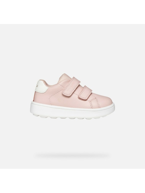 Geox Ružové dievčenské tenisky Geox Minicub