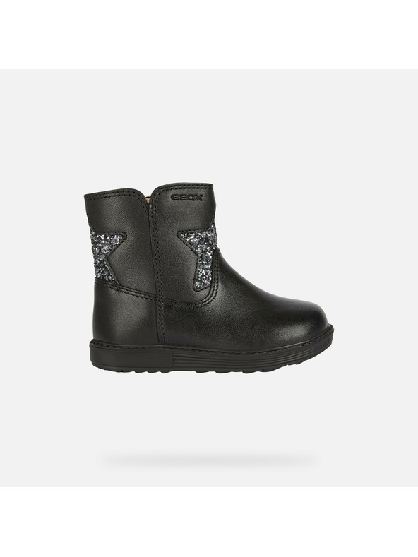 Geox Čierna dievčenská členková obuv Geox Hynde