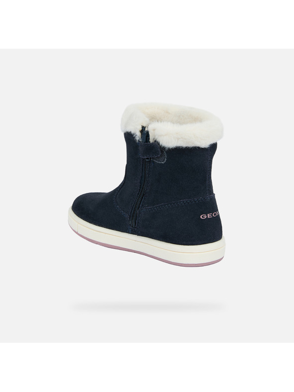 Geox Tmavomodrá dievčenská členková obuv Geox Trottola