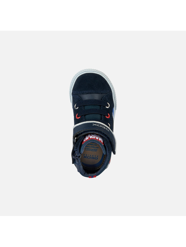 Geox Tmavomodré chlapčenské členkové tenisky Geox Kilwi