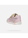 Geox Ružové dievčenské tenisky na prvé krôčky Geox Iupidoo