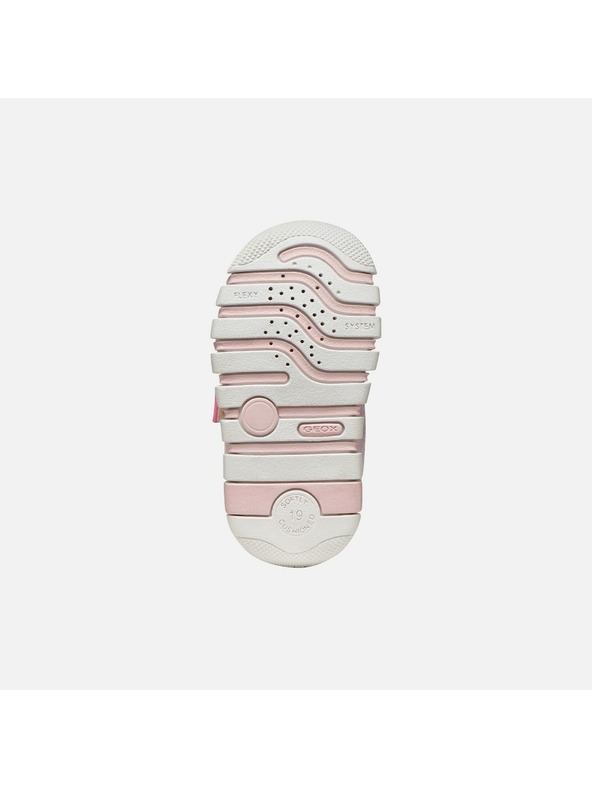 Geox Ružové dievčenské tenisky na prvé krôčky Geox Iupidoo