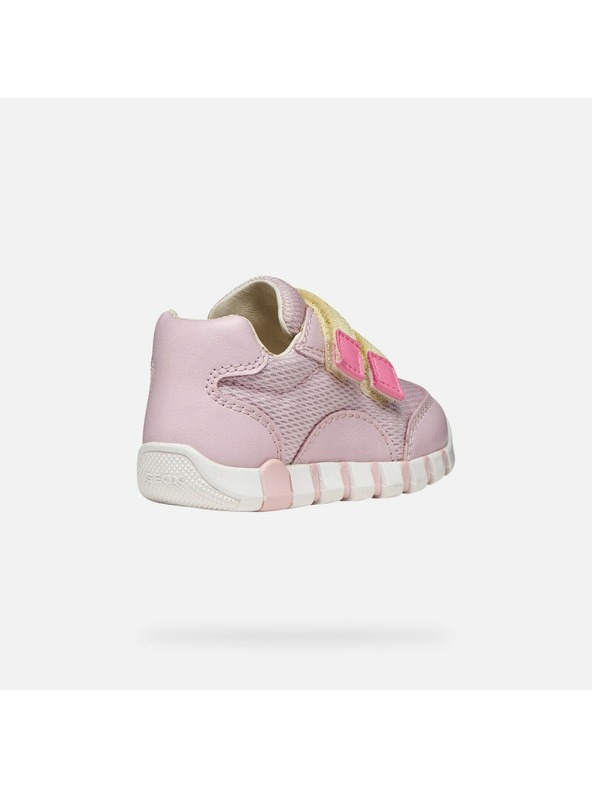 Geox Ružové dievčenské tenisky na prvé krôčky Geox Iupidoo