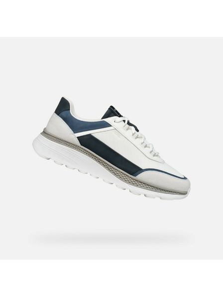 Geox Biele pánske tenisky Geox Spherica Actif X1