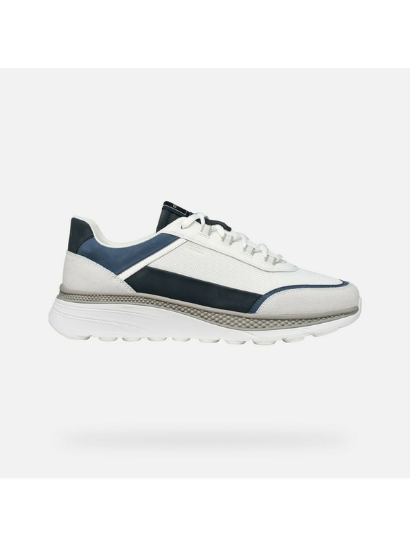 Geox Biele pánske tenisky Geox Spherica Actif X1