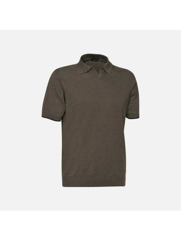 Geox Khaki pánske polo tričko Geox Knit