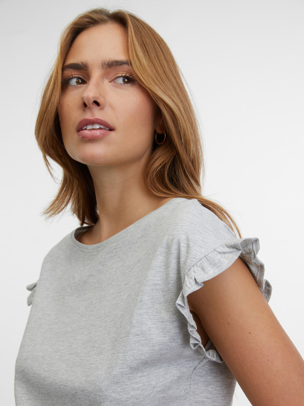 Orsay Svetlošedé dámske tričko ORSAY