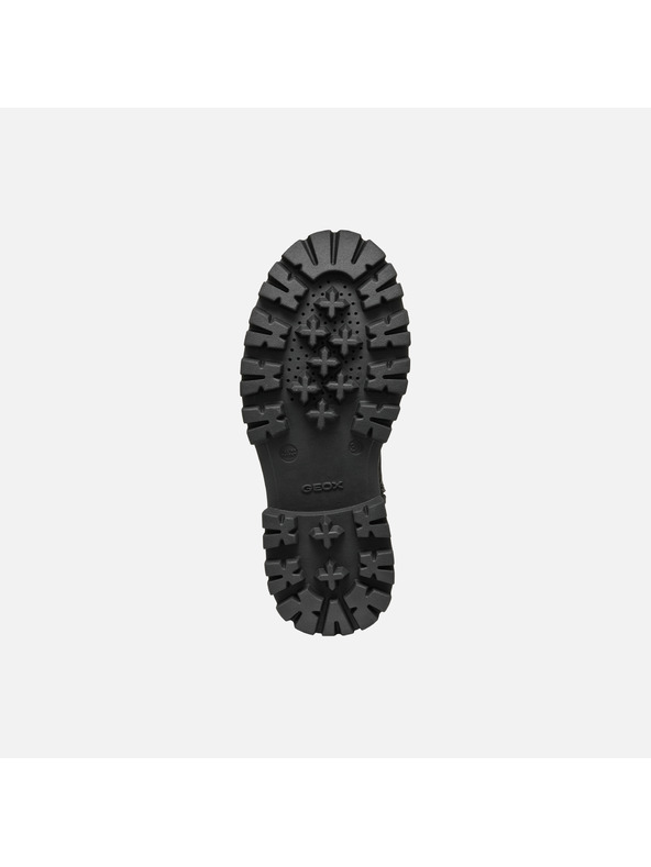 Geox Čierna dievčenská členková obuv Geox Maquinnerns