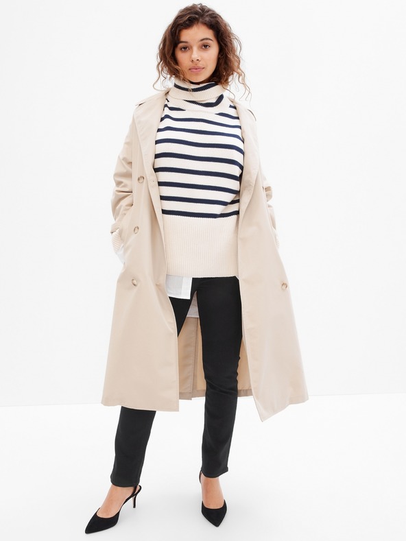 GAP Džínsy straight Mid Rise Classic Straight Washwell GAP