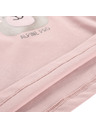 ALPINE PRO Detské bavlnené tričko ALPINE PRO DORGO pale mauve varianta pe