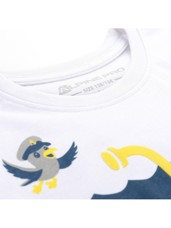 ALPINE PRO Detské rýchlo schnutúce tričko ALPINE PRO REJO 2 white varianta pa