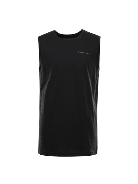 ALPINE PRO Pánske bavlnené tielko ALPINE PRO QUARET 2 black varianta pa