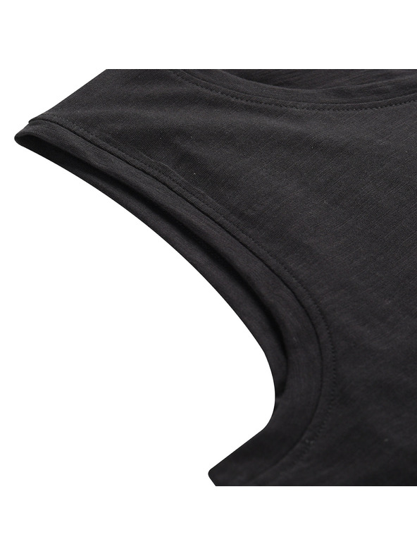 ALPINE PRO Pánske bavlnené tielko ALPINE PRO QUARET 2 black varianta pa