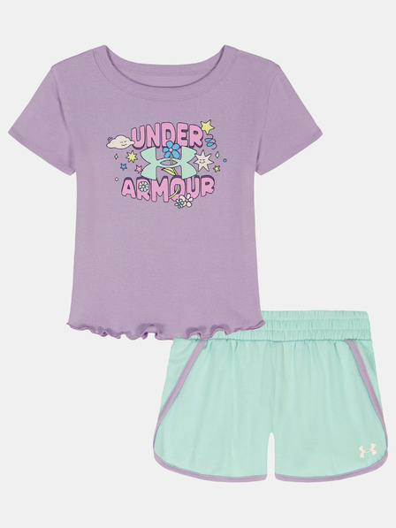 Under Armour Dievčenský set Under Armour UA BABY TEE KNIT SHORT SET