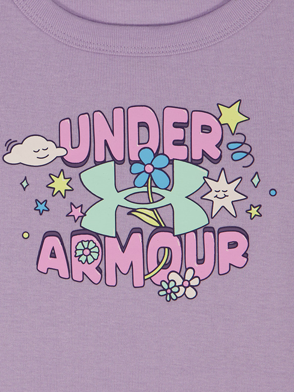 Under Armour Dievčenský set Under Armour UA BABY TEE KNIT SHORT SET