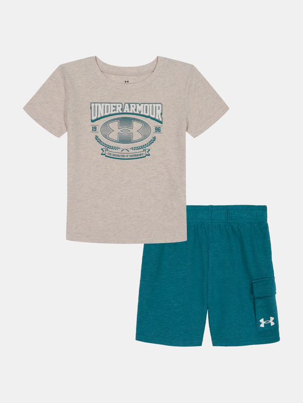 Under Armour Chlapčenský set Under Armour UA CARGO SHORT SET-BRN