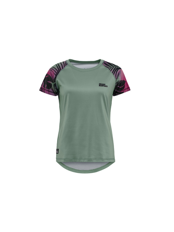 Horsefeathers Cyklističký dres Deco - iceberg green/hawaii