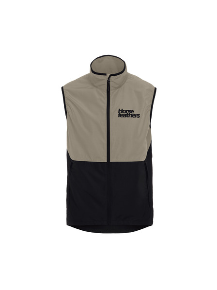 Horsefeathers Cyklistická vesta Hill - taupe/čierna
