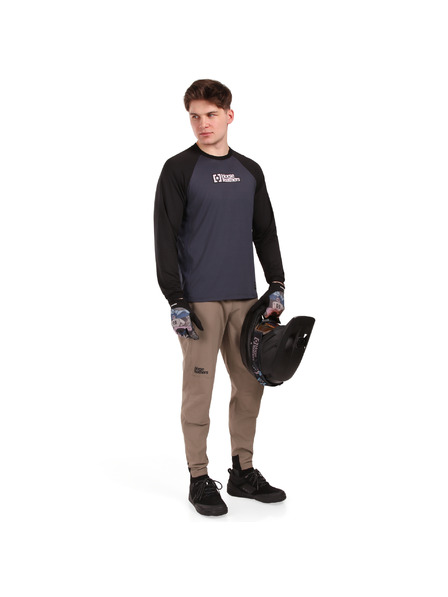 Horsefeathers Cyklístický dres Spike LS - indigo/black