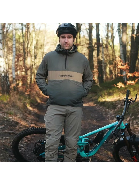Horsefeathers Cyklistická bunda Hill - chimera/taupe