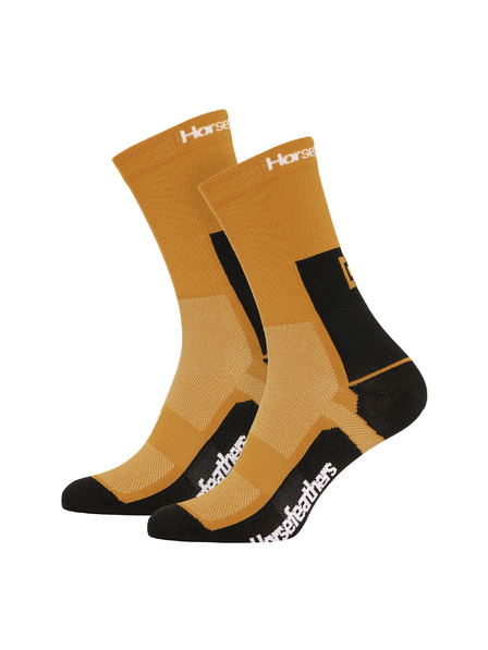 Horsefeathers Technické funkčné ponožky Cadence Long - sunflower