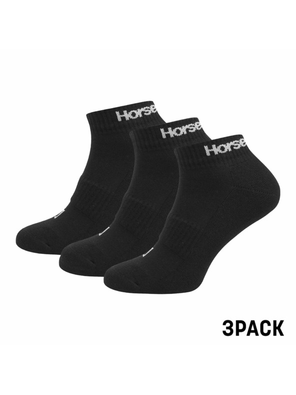 Horsefeathers Ponožky Rapid Premium 3Pack - čierna