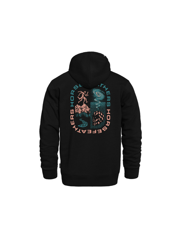 Horsefeathers Mikina Instinct - black