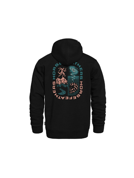 Horsefeathers Mikina Instinct - black