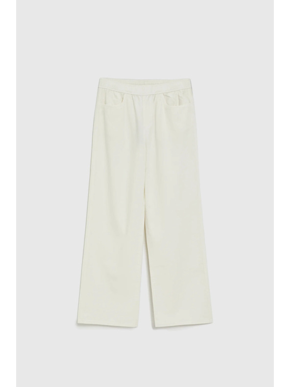 Moodo Džínsy so širokými nohavicami biele Moodo