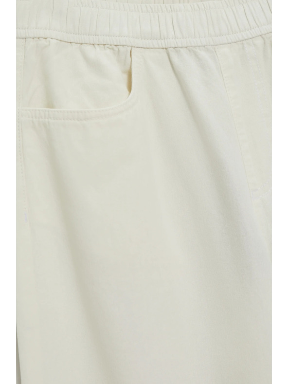 Moodo Džínsy so širokými nohavicami biele Moodo