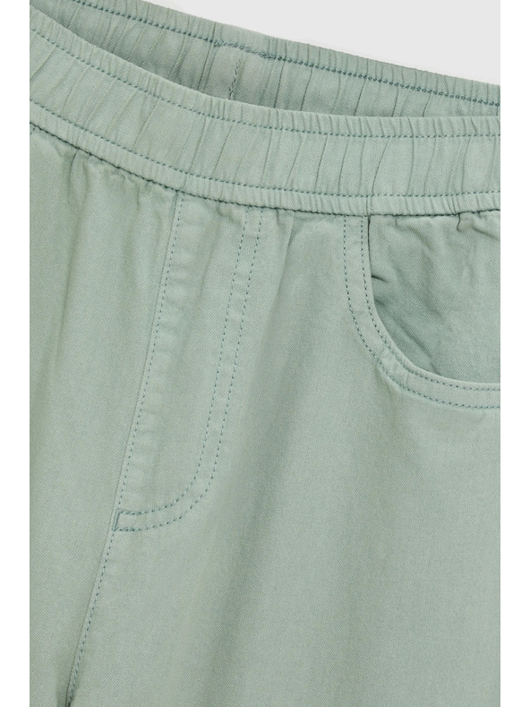 Moodo Džínsy so širokými nohavicami khaki Moodo