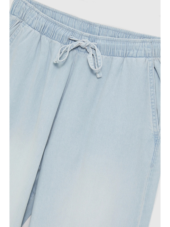 Moodo Džínsy so širokými nohavicami modré Moodo