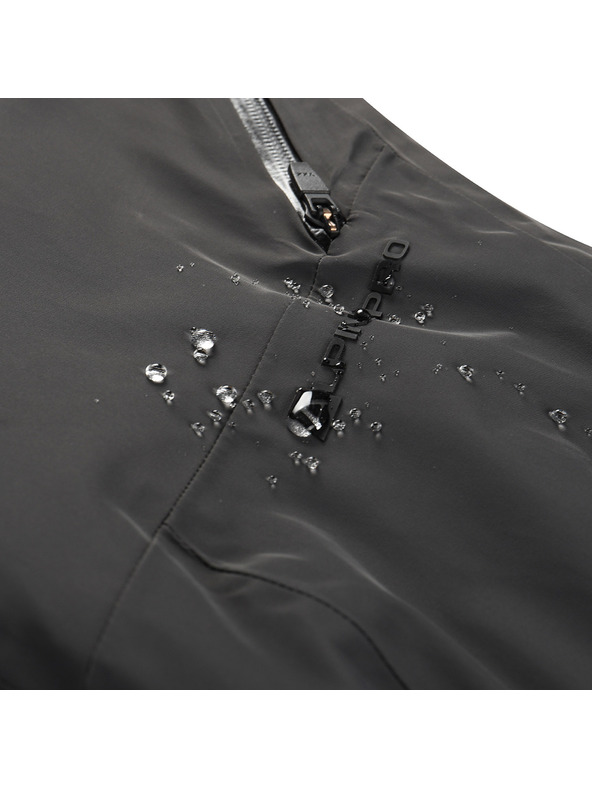 ALPINE PRO Pánske lyžiarske nohavice s membránou ptx snow ALPINE PRO WERAD dk.true gray