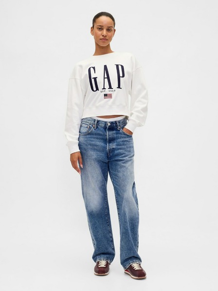 GAP Oversize mikina s logom VintageSoft GAP