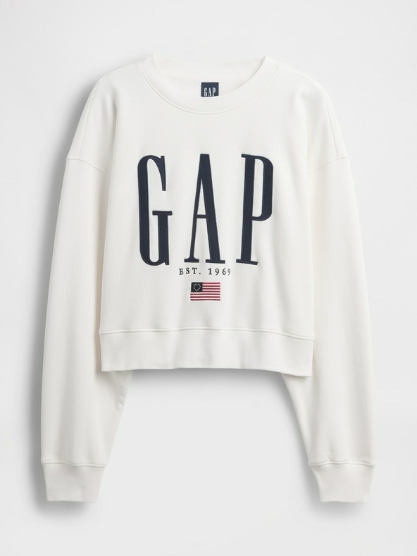 GAP Oversize mikina s logom VintageSoft GAP